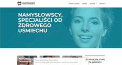 Desktop Screenshot of namyslowscy.pl